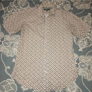 Men’s Fossil Vintage fit short sleeve button up